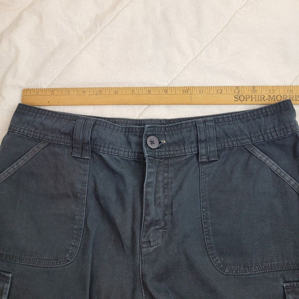 Lee Shorts Black Just Below The Waist Women's Cargo Style Shorts Sz 14 summer - Picture 3 of 7